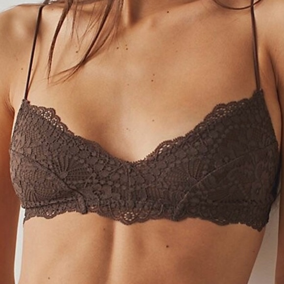 Free People Intimately * Maya * Multiway Bralette In Hot Fudge Brown .NWT - Picture 3 of 3